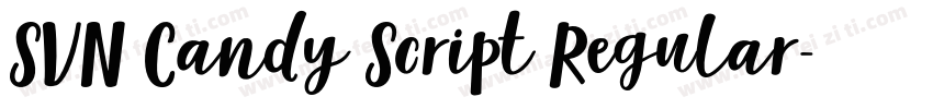 SVN Candy Script Regular字体转换